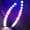Blue, variant on LED Light-Up False Eyelashes Fashional Lashes Pair Fake Eye Lash Party