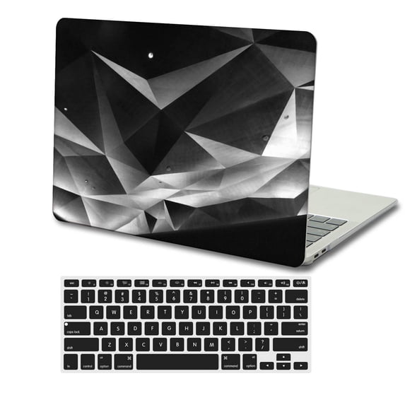 KSK KAISHEK Hard Shell Case Cover Only Compatible 2015/2014/2013/2012 Rel. MacBook Pro 15" with Retina Display No Touch No USB-C / CD-ROM + Black Keyboard Cover Model: A1398 Flower 1322