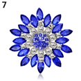 thumbnail image 2 of Lindbes Women Brooch Pin Flower Brooch Rhinestone Jewelry for Wedding Party, 2 of 7