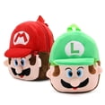 thumbnail image 2 of Mochila Super Mario Bros Luigi Zhangmengya para niños de 1 a 3 años felpa LED, 2 of 2