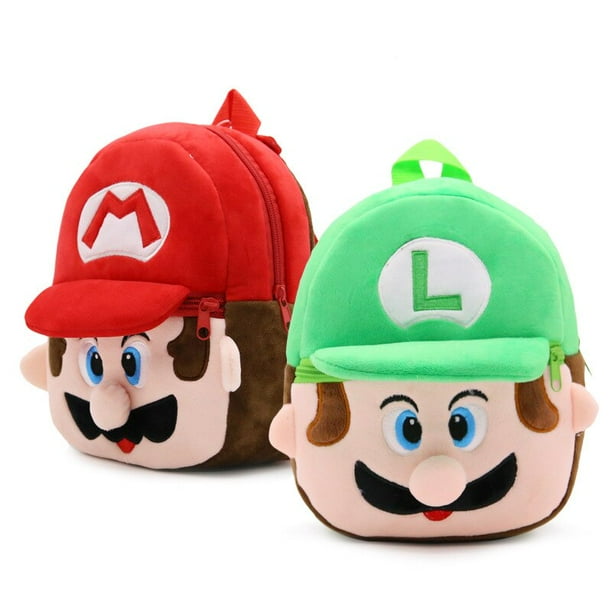 Mario Bross Mochila Mario Y Luigi Luigi Mochila Peluche Mario Bros