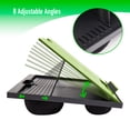 thumbnail image 7 of Mind Reader Adjustable 8 Position Lap Top Desk with Cushions, Green, 7 of 7