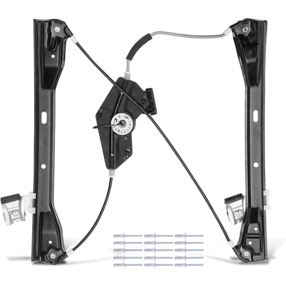 A-Premium Electric Power Window Regulator Without Motor Compatible with Mercedes-Benz W204 Series C230 2008-2009, C250 2010-2014, C300 2008-2014, C350 2008-2014, Front Right Passenger Side