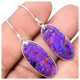 thumbnail image 2 of WILLBEST Aretes Para Perforaciones Oreja Pendientes De Gota De Mujer De Color Morado Pendientes Sintéticos, 2 of 3