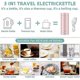 thumbnail image 4 of Travel Portable Kettle, 3-in-1 Mini Electric Kettle, Automatic Shut-Off Travel Tea Kettle (Pink), 4 of 5