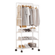 thumbnail image 1 of Rack Organizador Doble Para Ropa Perchero Closet Con Ruedas, 1 of 5