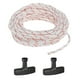 thumbnail image 1 of Cuerda de arranque de retroceso Uxcell 5.5mm 10m Cuerda de nylon con mangos Blanco Rojo, Negro, 1 of 1
