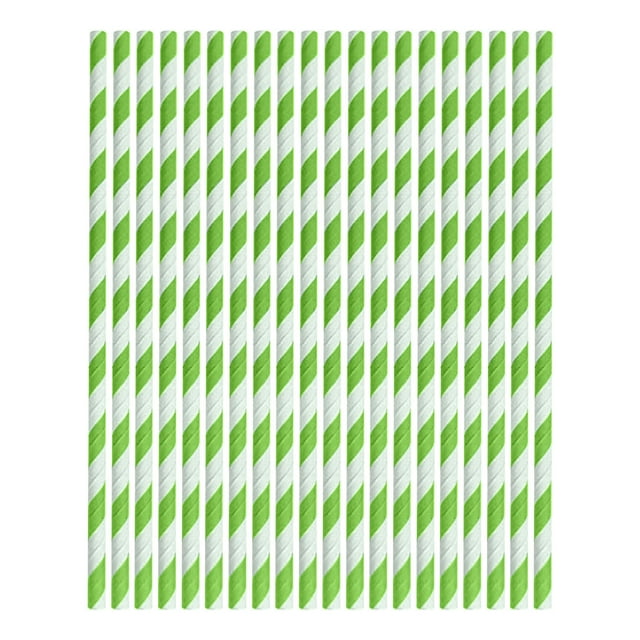 Boovnll Plastic Straws, 100Pc Paper Straws Disposable Straws Paper Striped Colorful Decorative Straws Dessert Drinks Party Straws, Straws, Straws Disposable, Straw