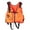 Orange, variant on Deeceymbur Adult Life Jacket Paddle Zipper Vest Coast Guard Approved Life Vest Flotation Device Kayak Ski Buoyancy Fishing Boat Watersport Buoyancy Aid Swim Jackets Portable Snorkel Vest