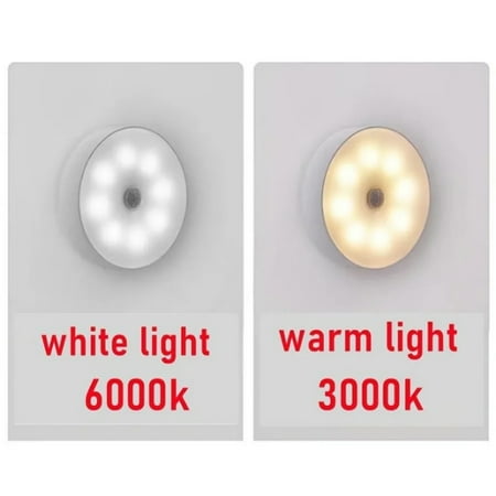 

DFDIEJZ Eco-Friendly Compact and Stylish Rechargeable USB Motion Sensor Night Light for Bedroom Kitchen Hallway or Closet - Convenient Effective and Energy-Efficient Inductor Light