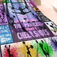 thumbnail image 3 of LHSHID Cheerleader Blanket Cheerleading Gifts for Girls Teens Women Cheer Gifts for Cheerleaders Soft Lightweight Throw Blanket 30x40in, 3 of 6