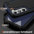 thumbnail image 3 of for Samsung Galaxy S22 Case, S22 Case with Self Healing Flexible TPU Screen Protector[2 Pack], Military Grade Dual-Layer Heavy Duty Case for Galaxy S22 5G-Blue/Black, 3 of 6