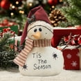 thumbnail image 4 of AuroraX Cute Christmas Decoration Bohemian Decorative Cloth Plush Toy Neutral Hat Snowman for Party,Xmas Gifts Decor,Kid, 4 of 6
