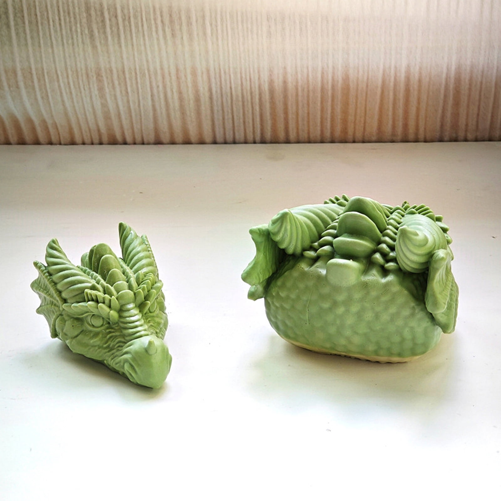 Dragon Head Shaped Silicone Molds for Soap Table Ornaments Gypsum Decorations, Epoxy Resin Silicone Molds
