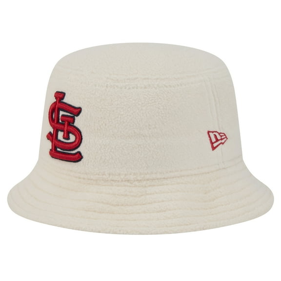 Women's New Era White St. Louis Cardinals Cozy Bucket Hat