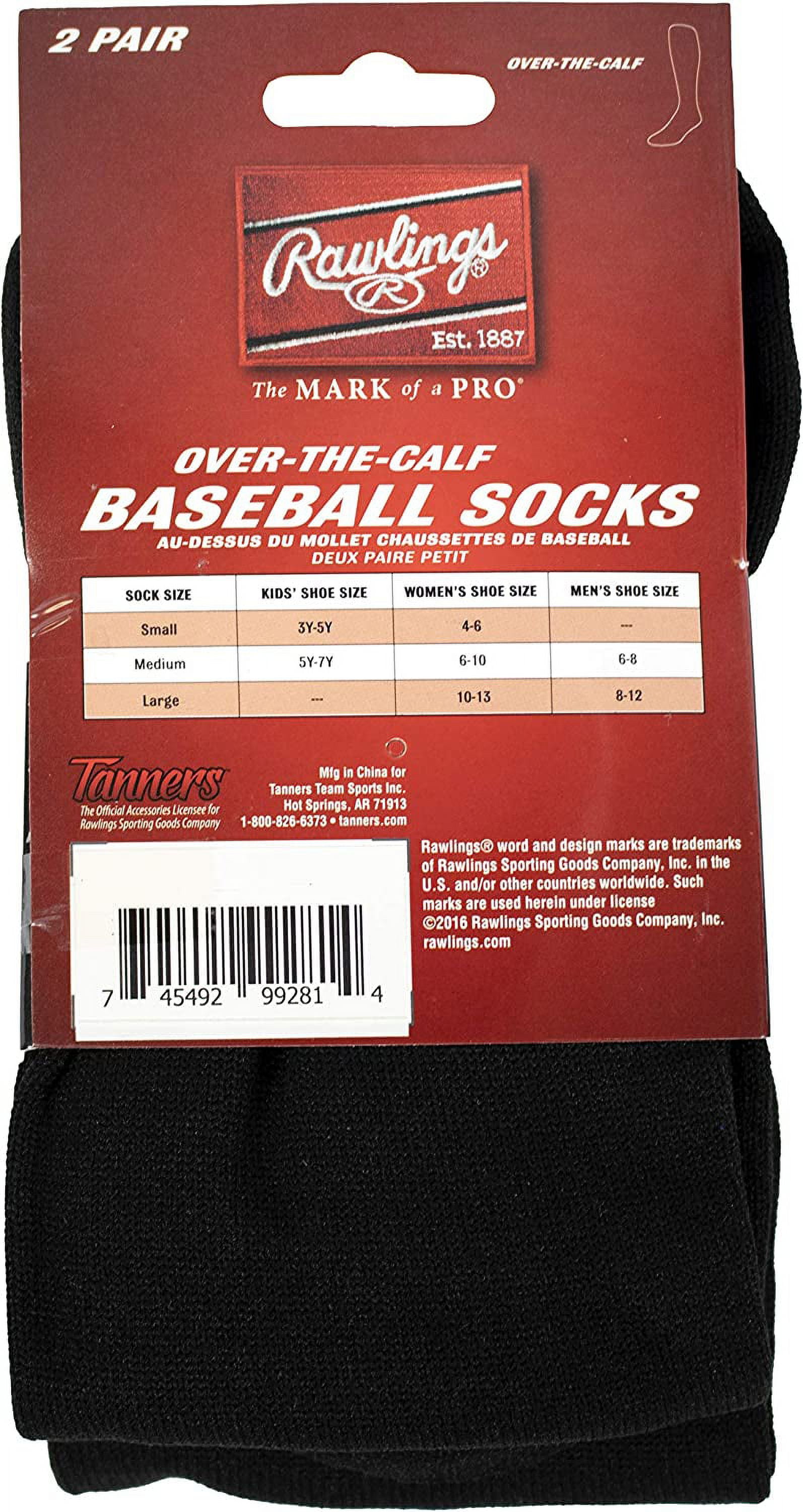 Rawlings Baseball Socks Navy (2-pack), 12,95 €