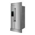 thumbnail image 2 of Forno Salerno 40-Inch Built-In Stainless Steel Refrigerator, 20 cu.ft, Modern Decorative Grill, ENERGY STAR Certified, 2 of 4