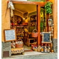 thumbnail image 2 of Theodore, George and Marilu 26x27 White Modern Wood Framed Museum Art Print Titled - Italy-San Gimignano store, 2 of 4