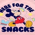 thumbnail image 3 of Mickey & Friends - Here For The Snacks - Toddler And Youth Girls Raglan Graphic T-Shirt, 3 of 5