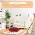 thumbnail image 3 of 1 Pce Housse de Trampoline 40 Pouces Protection Ronde Accessoires de Remplacement Rouge (Diamètre 101cm), 3 of 9