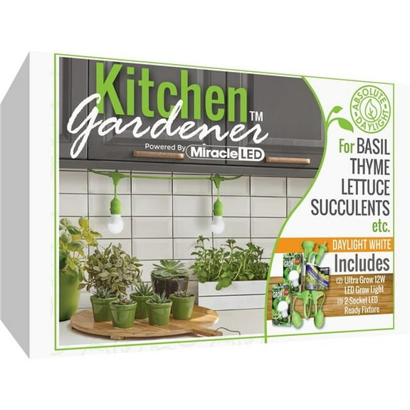 MLED STM609420 Kitchen Gardener Grow Light Kit