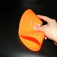 thumbnail image 4 of 12PC Marker Discs Football Soccer Rugby Round Cones Sports Equipment for Fitness Training (Orange), 4 of 8