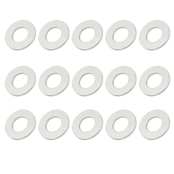 Unique Bargains 12mmx24mmx2mm Engine Oil Drain Plug Crush Gasket Aluminum Washer Seals 15pcs