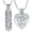 D-Silver, variant on 2PC Tree of Life Urn Necklace for Ashes with Hollow Vial Cylinder Heart Cremation Jewelry Mini Keepsake Memorial Lockets for Holder Women Men Pets Ash