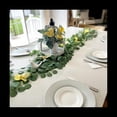 thumbnail image 5 of 24 Piezas Guirnalda de VegetacióN Artificial Hojas de Eucalipto de ImitacióN Guirnalda de Mesa Enredaderas para Fondo de Boda de Mesa, 5 of 5