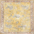 thumbnail image 1 of Ahgly Company Indoor Square Traditional Brown Gold Animal Area Rugs, 7' Square, 1 of 6