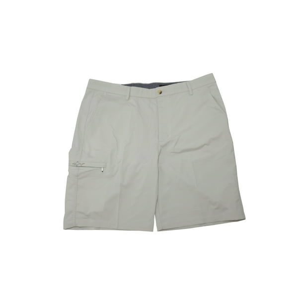 Greg Norman Men's Size Performance Golf Shorts (Sandstone, 36 ...