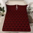 thumbnail image 2 of Feelyou Boho Mandala Damask Full Size Sheets, Tribal Butterfly Bed Sheets, 4-Piece, 2 of 7