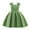 Green, variant on Fashion Bodysuit for Kids Little Girls Summer Party Solid Ruffle Short Sleeve Bow Tie Dress Size for 3 to 8Y