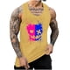 thumbnail image 1 of Camisetas de Tanque de los Hombres Tanque de los Hombres Incolor Gradiente de Impresión Cuello Redondo Correa Delgada Fuga Atrás Regular Casual Deportes Blusas de Tanque, 1 of 5