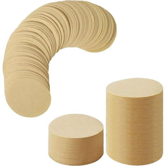 1200 Pcs Round Disposable Coffee Filters Paper Compatible with Aeropress Coffee Makers Bialetti Moka Pot Bialetti Espresso Maker Moka Pot OXO Brew Rapid Brewer