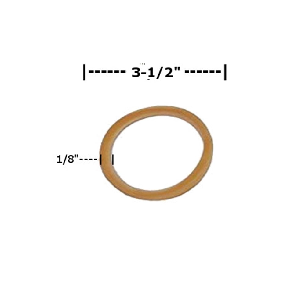 Box Partners Rubber Bands,1/8x3.5,BRN,10 Lbs./CS - BXP BAN411