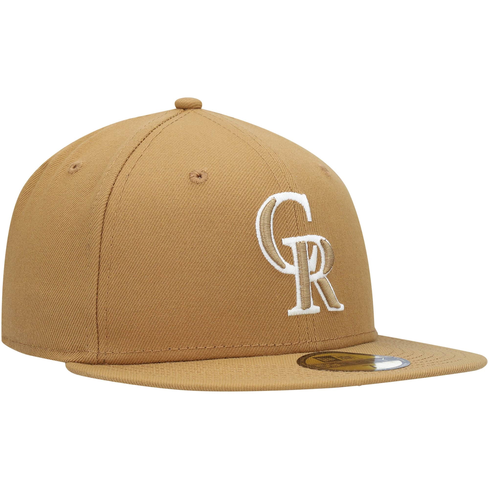 Men's New Era Tan Colorado Rockies 