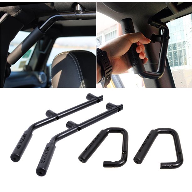1 Juego de reposabrazos trasero y delantero para coche para Jeep Wrangler JK-137553 Tmvgtek Accesorios para autos y motos