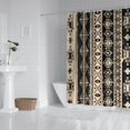thumbnail image 2 of Black Geometric Triangle Diamond Pattern Shower Curtain 72"x72" ,Bathroom Decorative Shower Curtains Set with 12 Hooks,Modern Waterproof Washable Shower Curtain, 2 of 6