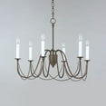 thumbnail image 2 of 12166CHB Maxim Lighting Plumette - 6 Light Chandelier In Traditional Style-22 Inches Tall and 28 Inches Wide-Chestnut Bronze Finish    -Traditional, 2 of 5