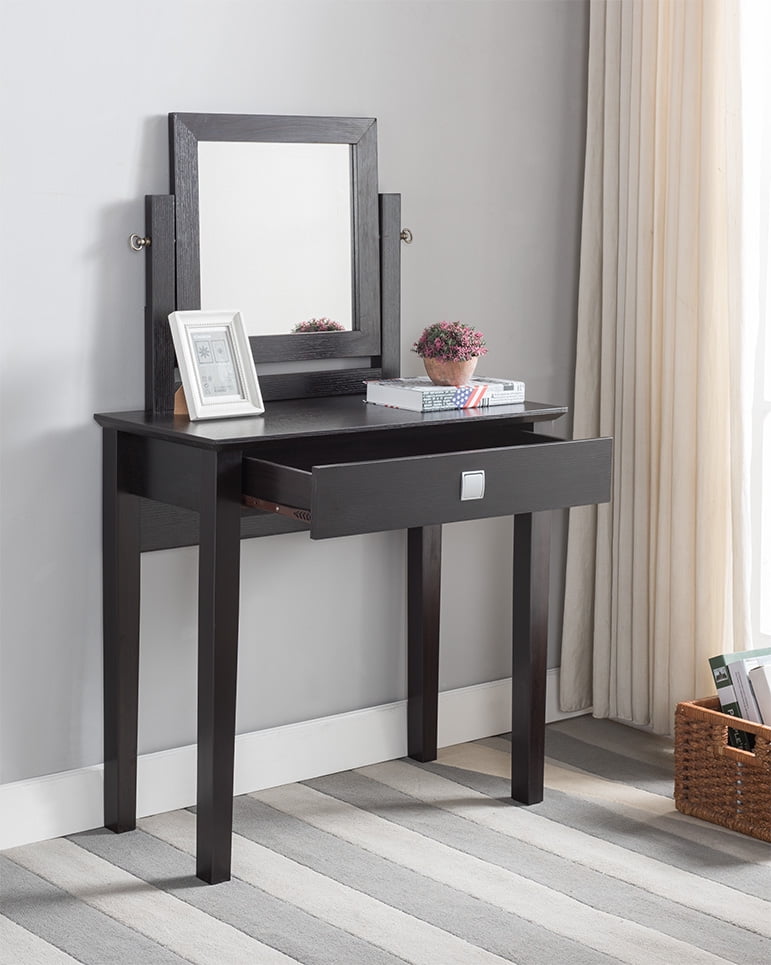 Tribesigns Tribesigns Vintage Vanity Table With Lighted Mirror, Vintage