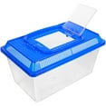 thumbnail image 3 of Réservoir de Tortue avec Plateforme Boîte de Transport Créative Réservoir Pratique Aquarium, 3 of 5