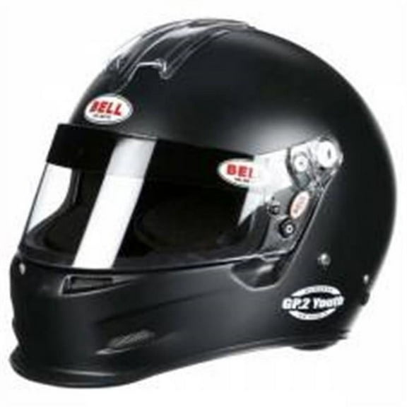 Bhj Dampers 1425013 GP.2 Youth Helmet - Flat Black, 2XS SFI24.1-15 Certified