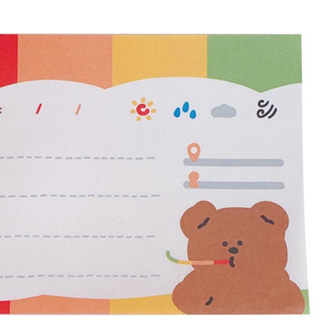 Blocs de recordatorio de mensajes creativos para manualidades de papel de notas de niña de dibujos animados (estilo R) Ndcxsfigh Libre de BPA
