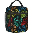 thumbnail image 3 of Video Game Cool Portable Lunch Bag Insulated Lunch Box Reusable Totes For Women Men Work Picnic Camping, 3 of 6