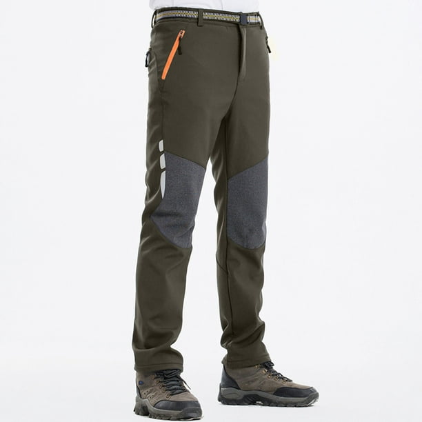 Amdohai Men Hiking Pants Outdoor Climbing Trekking Camping Thin Loose  Casual Sports Zipper Pockets Quick Dry Pants Trousers