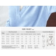 thumbnail image 5 of BTFBM Women Long Sleeve Crew Neck Sweaters Tops, 2 in1 Knitted Pullover, Deco Buttons, Oversized, Stretchy, Vacation, Business Casual Outfits, Fall Winter Trendy, 5 of 9
