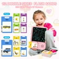 thumbnail image 2 of 224 Words Talking Flash Cards LCD Writing Tablet for 3-8 Years Toddlers, Drawing Board Pad Toy for Boys Girls Kids Birthday Gifts, Preschool Montessori Speech Therapy Autism Toys, 2 of 7