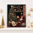 thumbnail image 2 of Christmas Santa and Reindeer Pearl Art DIY Kit, 5D Diamond Painting Set, Crystal Bead Holiday Decor, Xmas Wall Decoration, Festive Craft Gift for Adults, 2 of 4