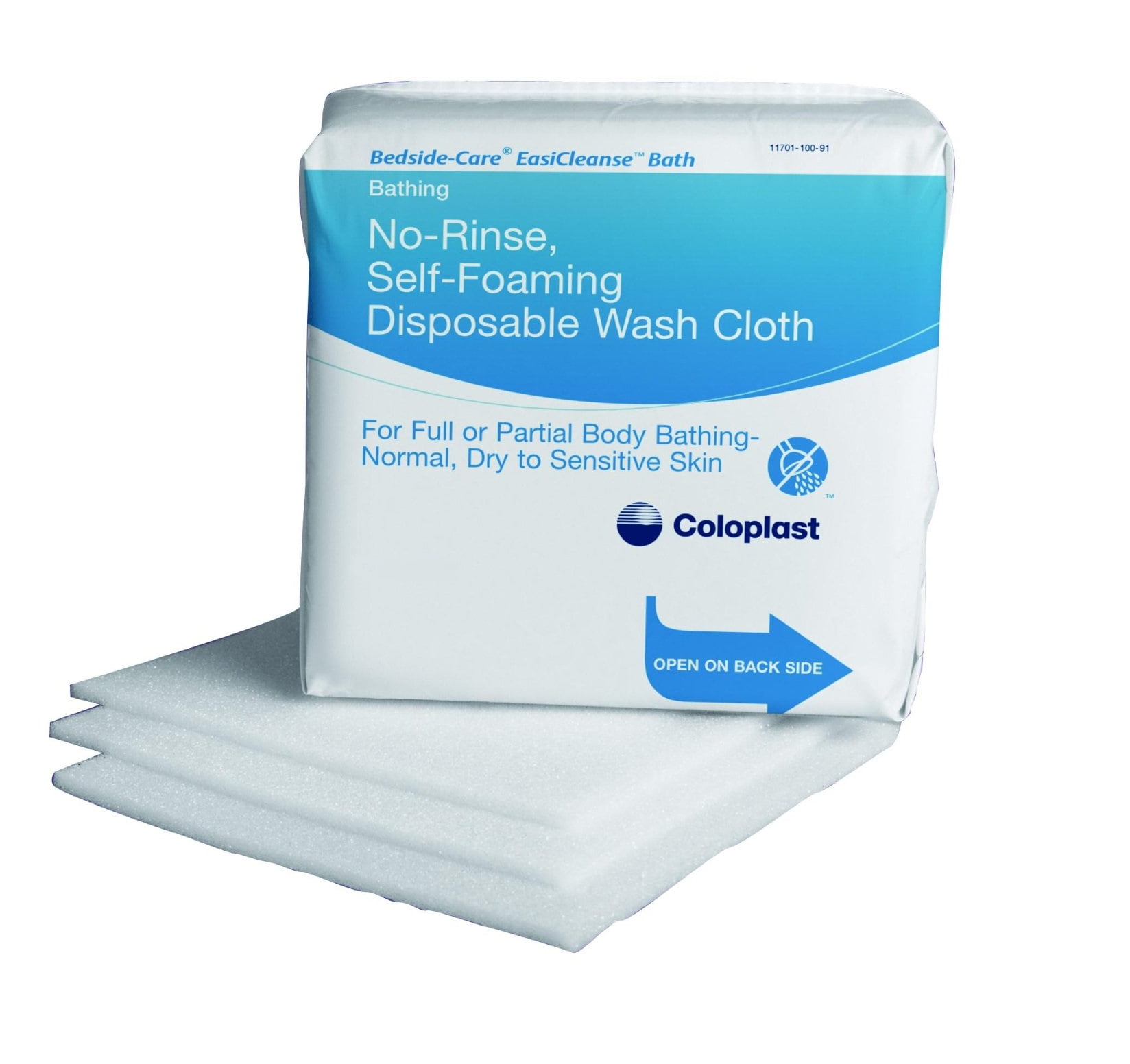 BedsideCare EasiCleanse Bath Wipe 7056 Pack of 5, Unscented Walmart